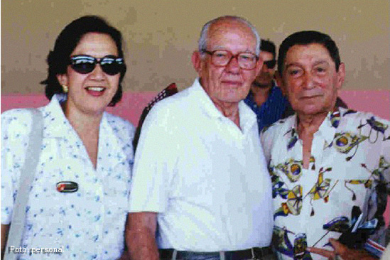 foto Consuelo Araújo, Alfonso López y Rafael Escalona
