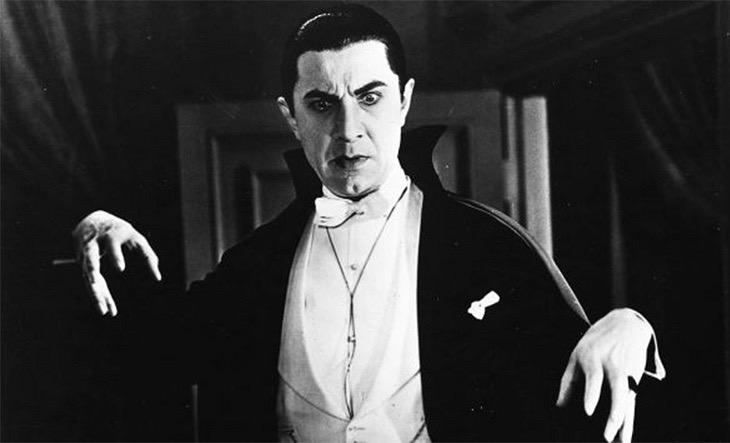 blanco y negro de drácula