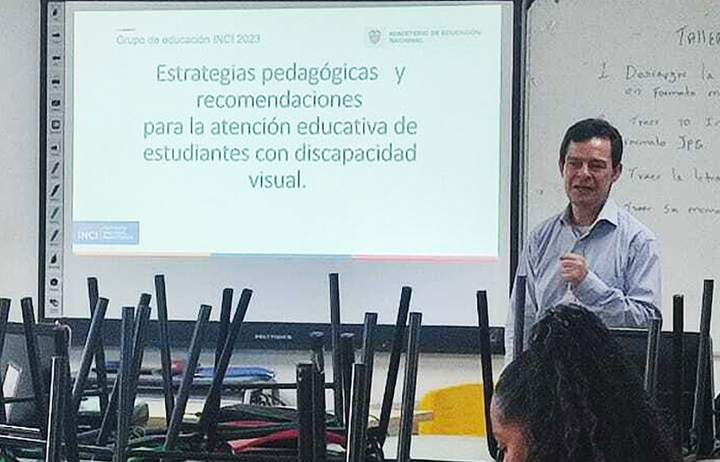 Pedro Andrade se desplazó al municipio de Paz de Ariporo para visitar la Institución Educativa Sagrado Corazón