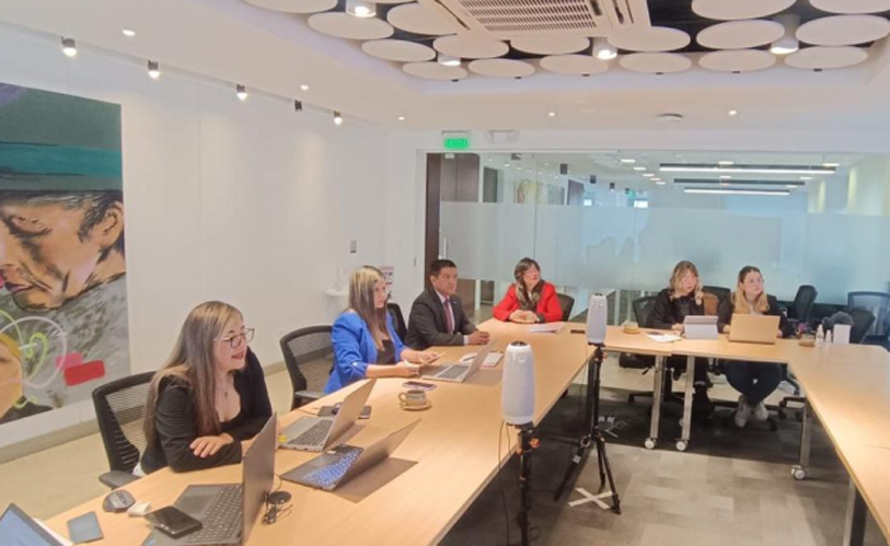 Funcionarios del INCI y la Fundación Saldarriaga Concha en el Lanzamiento de la estrategia "Diálogos para potenciar la educación inclusiva"