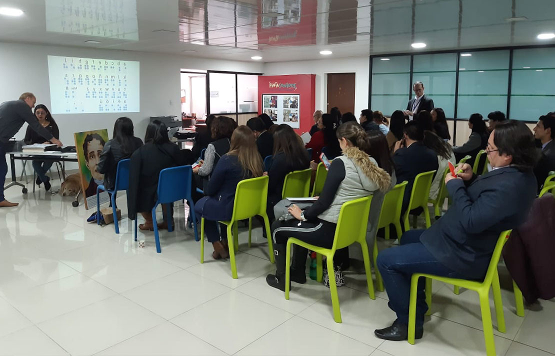Fotografía, Auditorio lleno en el taller de interacción