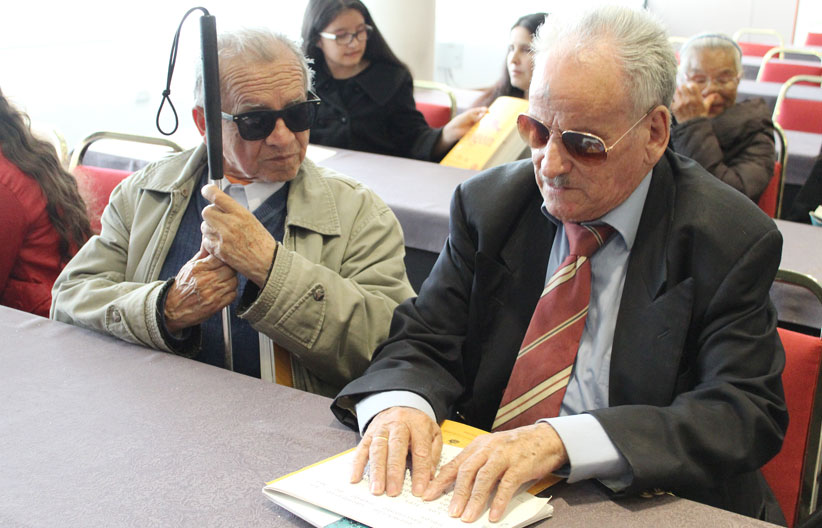 Personas con discapacidad visual en la Rendición de cuentas 