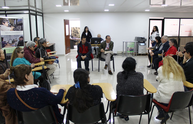 Auditorio INCI en un taller de la sensoroteca