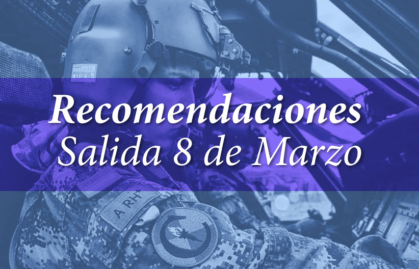 Imagen, Recomendaciones salida 8 de marzo 