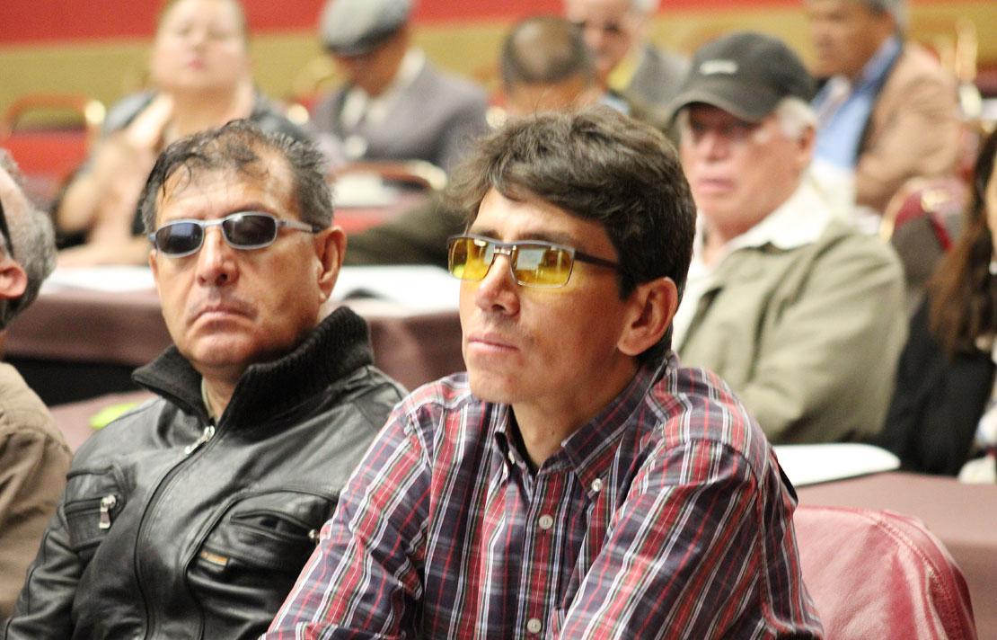 Fotografía, Personas con discapacidad visual en la rendición de cuentas del INCI