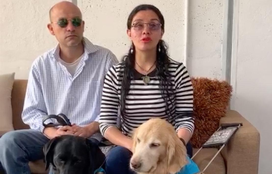 Fotografía, Luisa moreno junto a su esposo