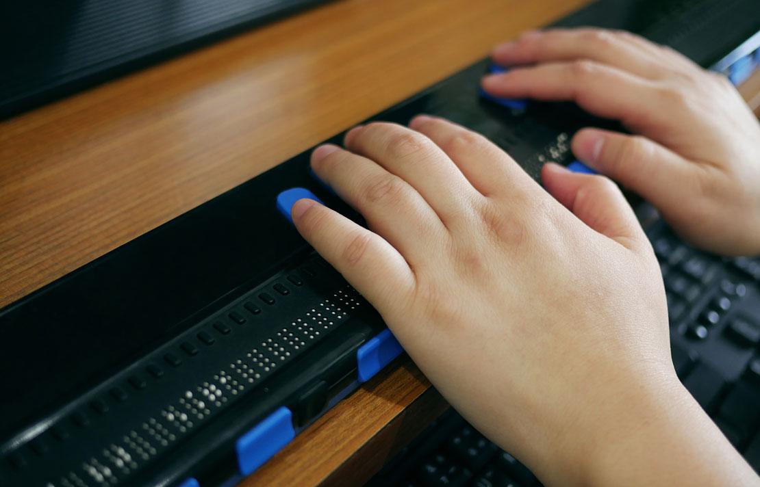 Fotografía, Renglón en Braille