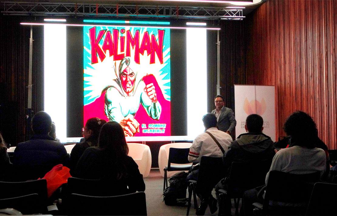 Fotografía, Personas con discapacidad visual en un auditorio