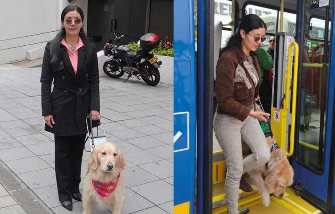 Luisa Moreno, frente al Instituto Nacional para Ciegos