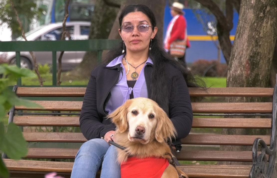 Fotografía. luisa moreno con Ashai