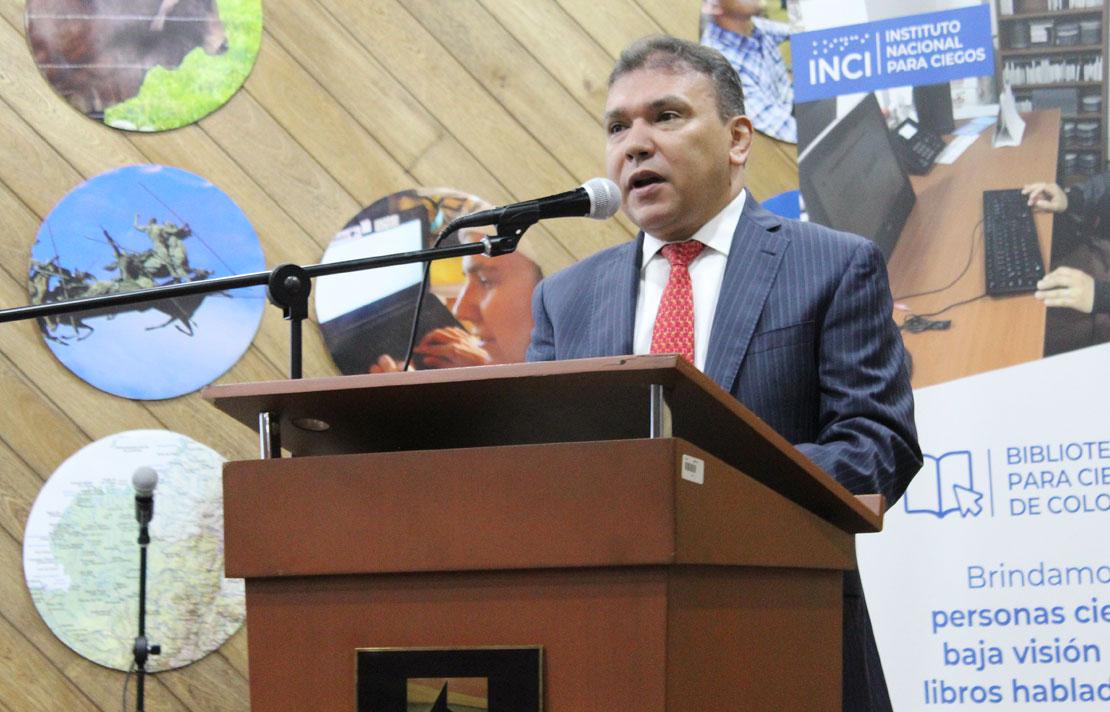 Fotografía, Carlos Parra Dussan en sus palabras durante el evento del IGAC