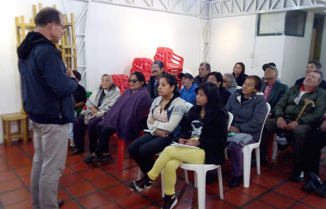 Fotografía asistentes al taller "De la tinta a la nube"