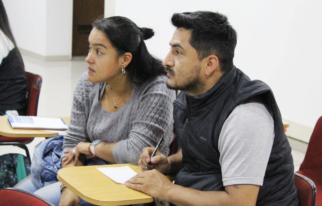 Fotografía, Asistentes al taller braille