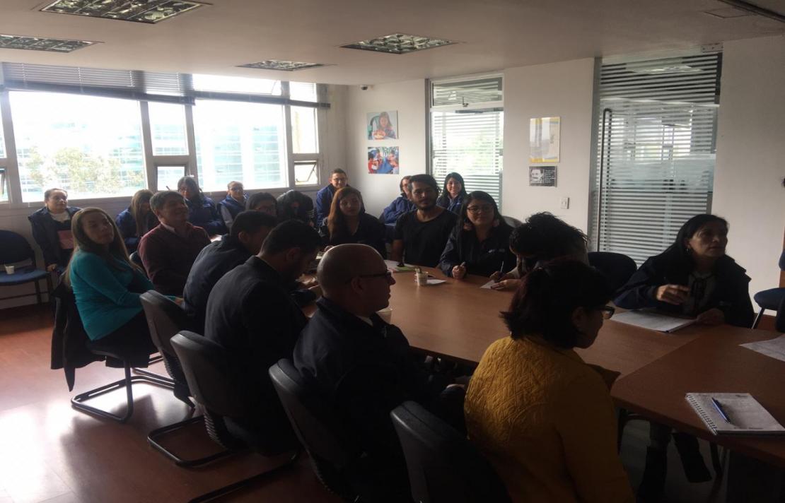 Mesa de trabajo; ministerio de educación INCI