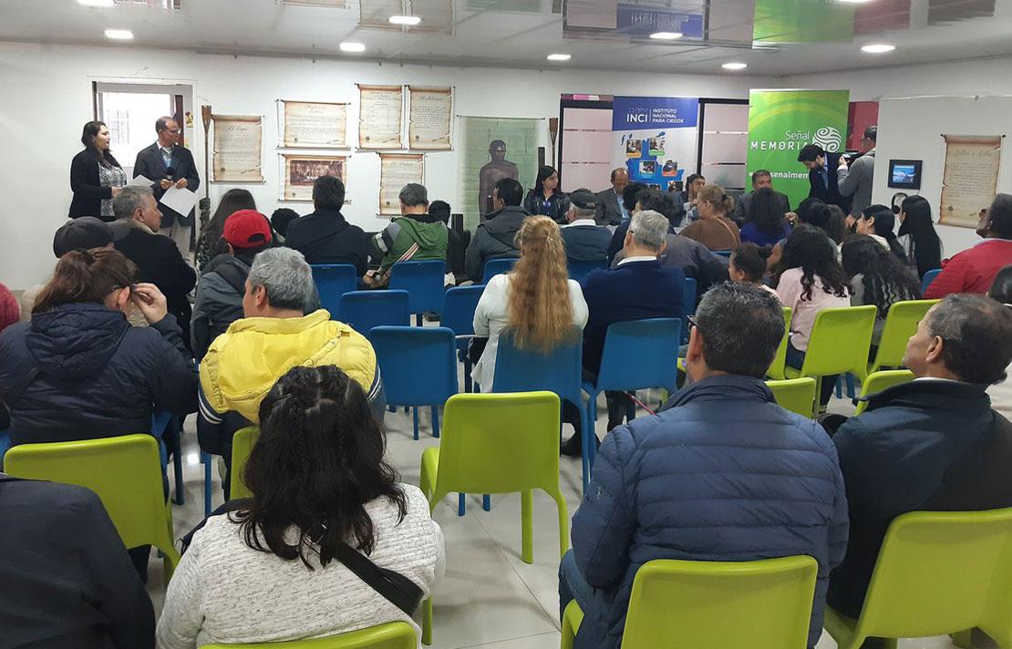 Eventos INCI. Personas con discapacidad visual en el centro cultural