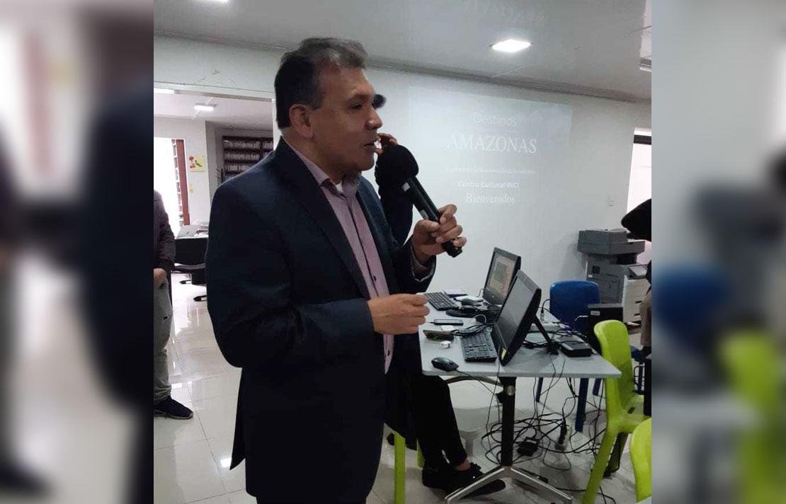 Fotografía, Carlos Parra Dussan en la apertura del Evento Destinos Amazonas