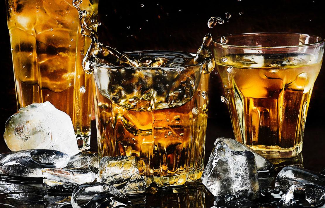 Fotografía, Copas de licor