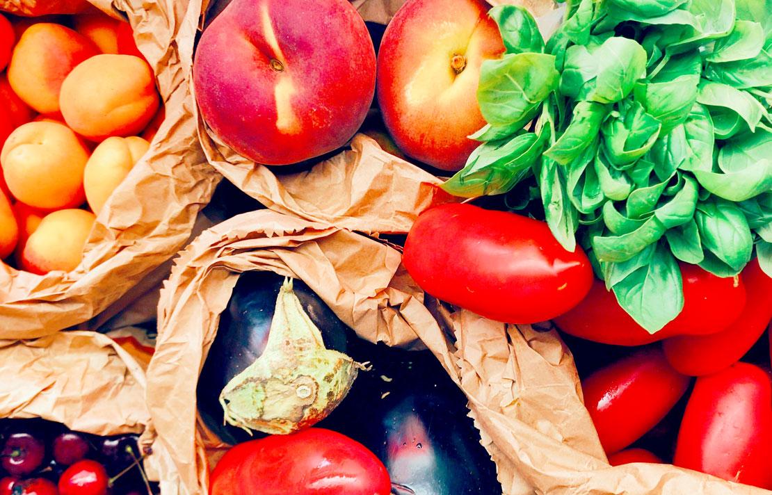 Fotografía, mesa con alimentos
