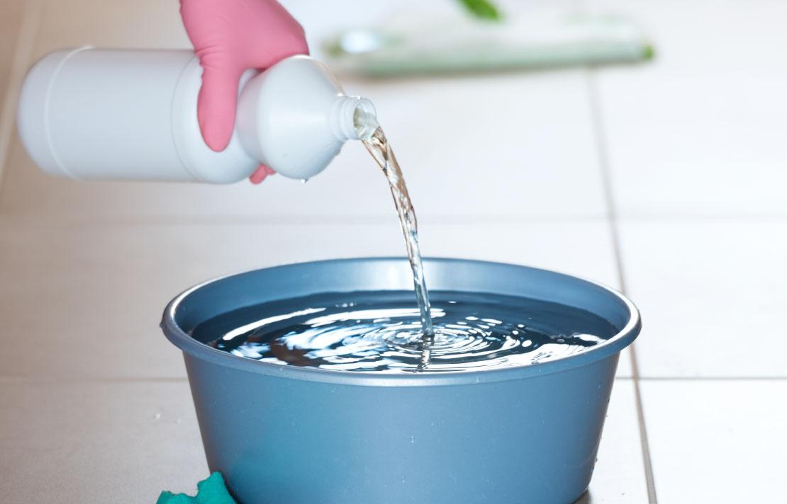 fotografía, agua con cloro