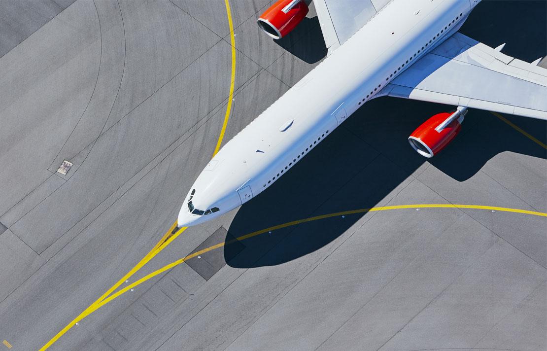 Fotografía, Avión en la pista