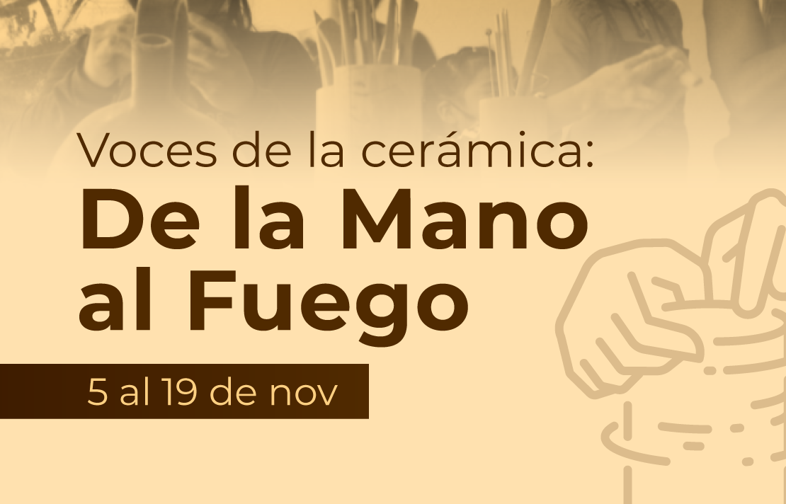 Fotografía, Logo Voces de la Cerámica de la Mano al fuego