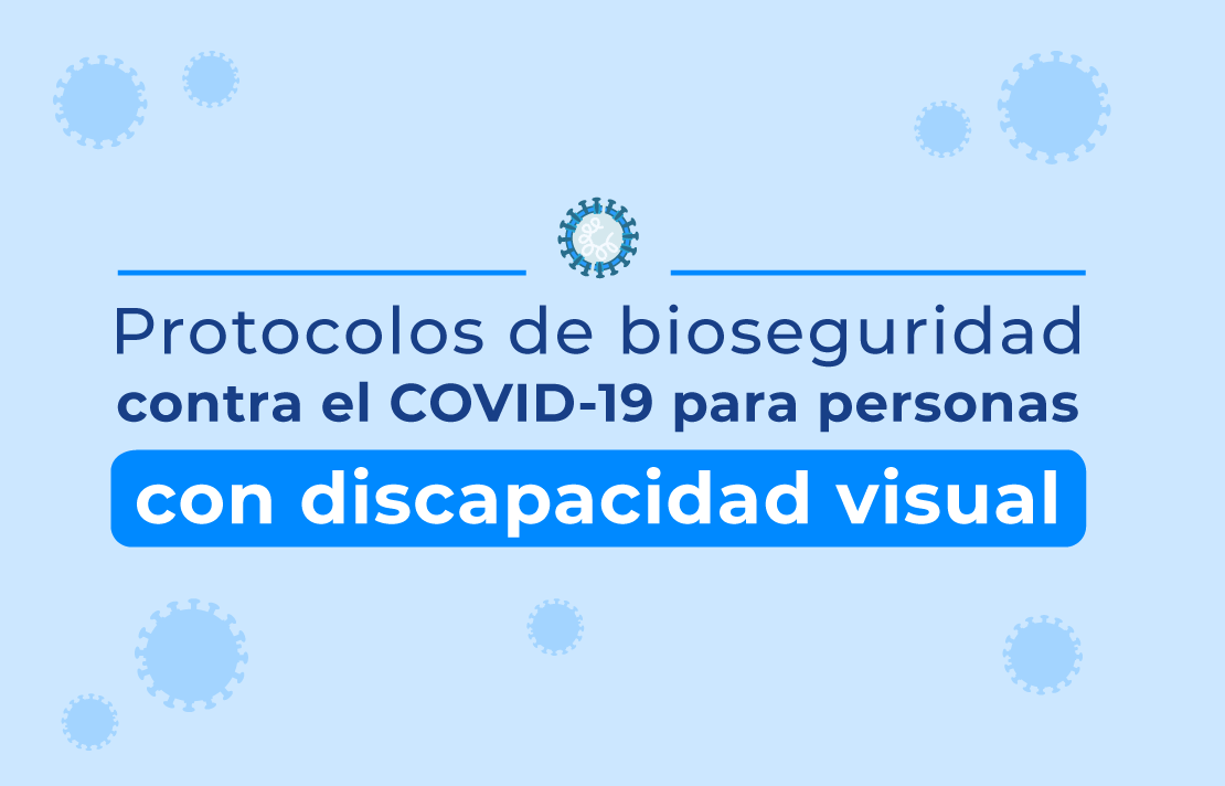 Imagen, Protocolos de bioseguridad contra el covid 19 en personas con discapacidad visual