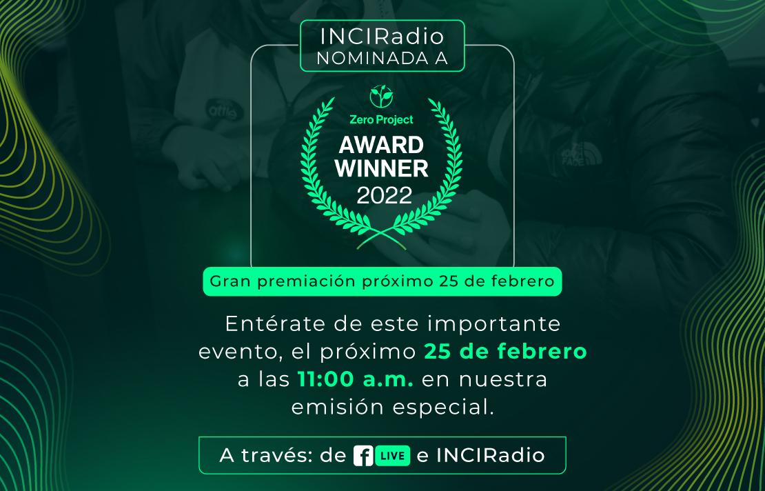 Imagen - INCIRadio ganadora de Premio Zero Project