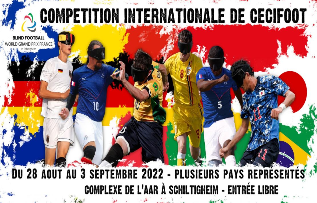 Competición internacional de fútbol ciegos del 28 de agosto al 3 de septiembre en Francia. Brasil campeón Japón subcampeón Francia tercer lugar