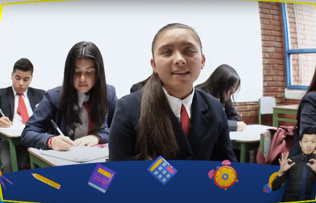 Captura de pantalla transmisión del programa Tu Tele de RCN habla con el Doctor Carlos Parra Dussan sobre el spot de educación del Instituto Nacional para Ciegos INCI y los servicios que presta el INCI a nivel nacional sobre educación incluyente.