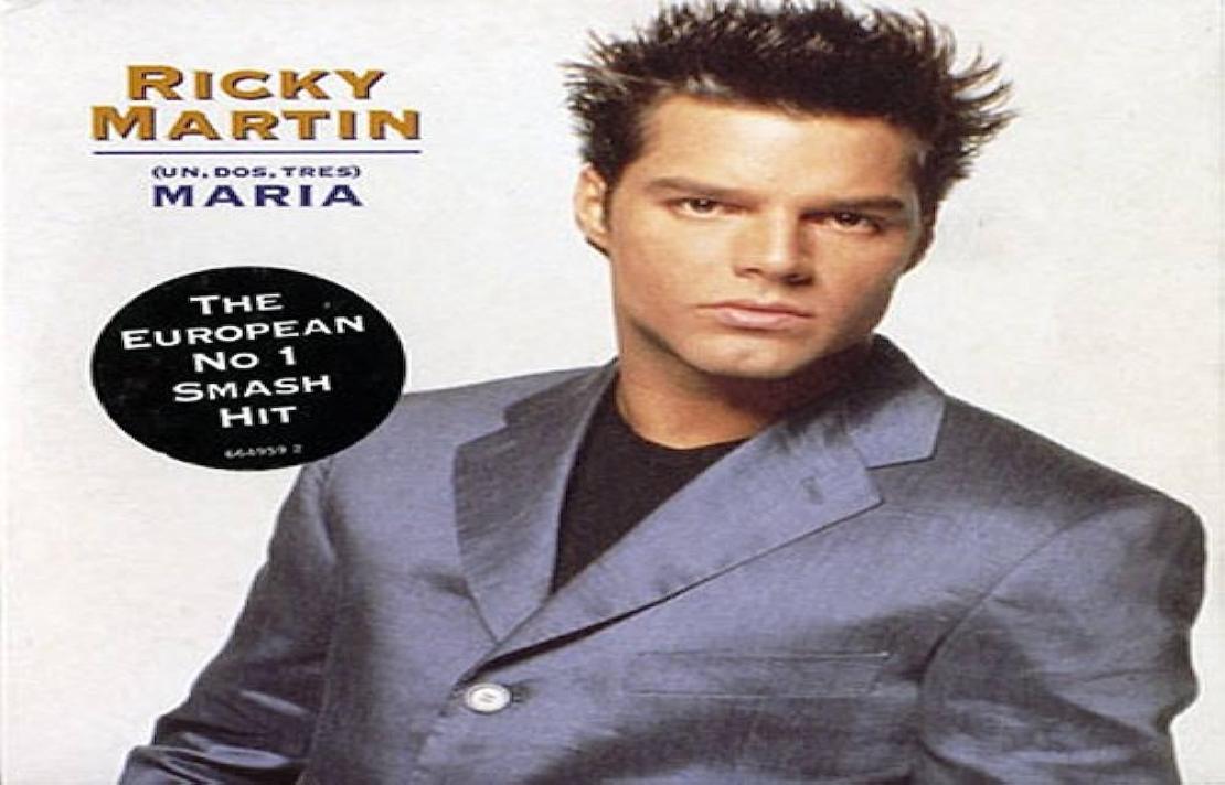 Ricky Martin caratula single María versión europea