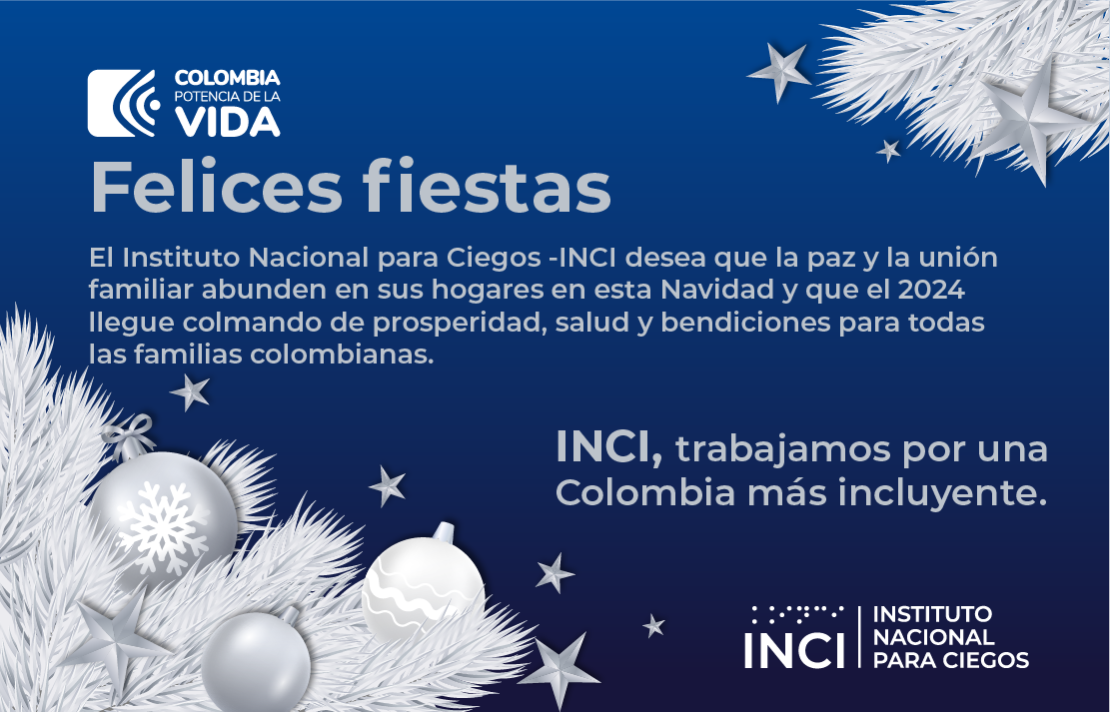 ¡El INCI les desea felices fiestas!