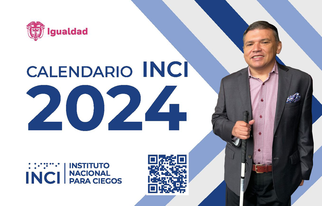 Portada del calendario INCI 2024, en ella aparece El Doctor Carlos Parra Dussan