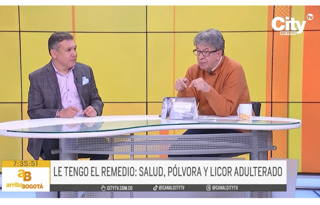 el Director del INCI, Carlos Parra Dussan participó en el programa Le Tengo El Remedio junto al  doctor Carlos Francisco Fernández para hacer un  llamado y  evitar el uso de pólvora