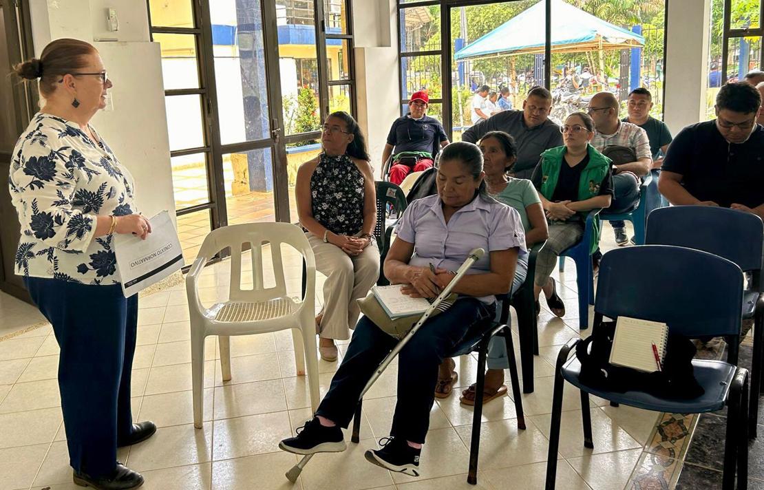 Patricia Montoya estuvo presente en Vaupés, con el propósito de brindar asesoría a las secretarias técnicas, representantes de los Comités de Discapacidad del departamento y del municipio