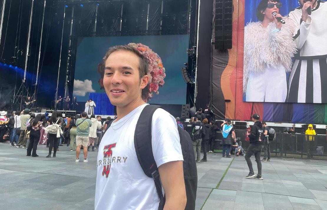 Camilo Garnica profesional del INCI, en el Festival Estéreo Picnic 2025