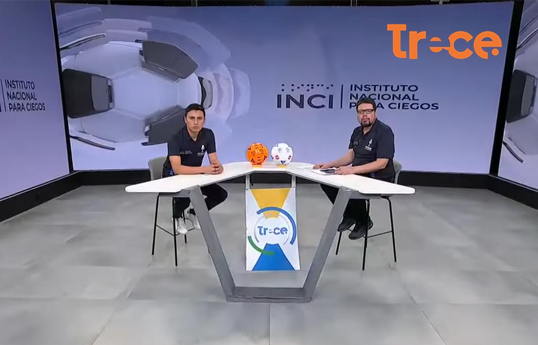 Equipo de transmisión del torneo conformado por Luis Alejandro Castañeda Vargas y el analista internacional Daniel Muñoz