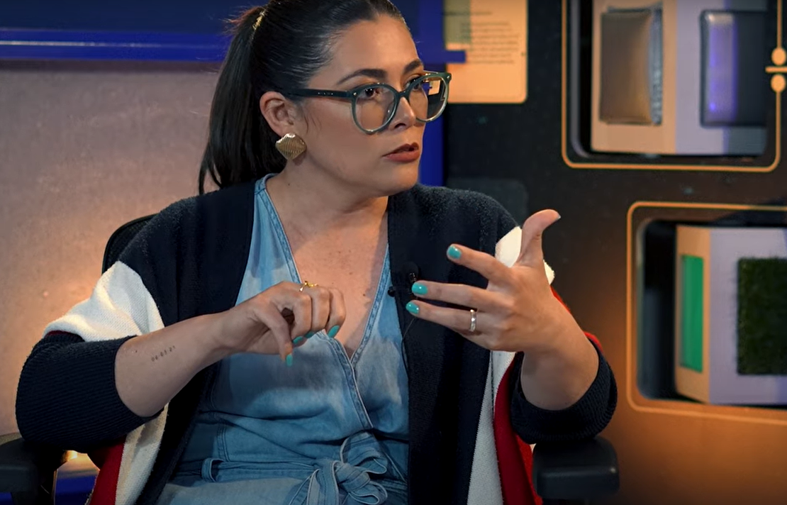 Andrea Carolina Chacón directora encargada del INCI, en la emisión más resiente publicada del podcast El Lazarillo.