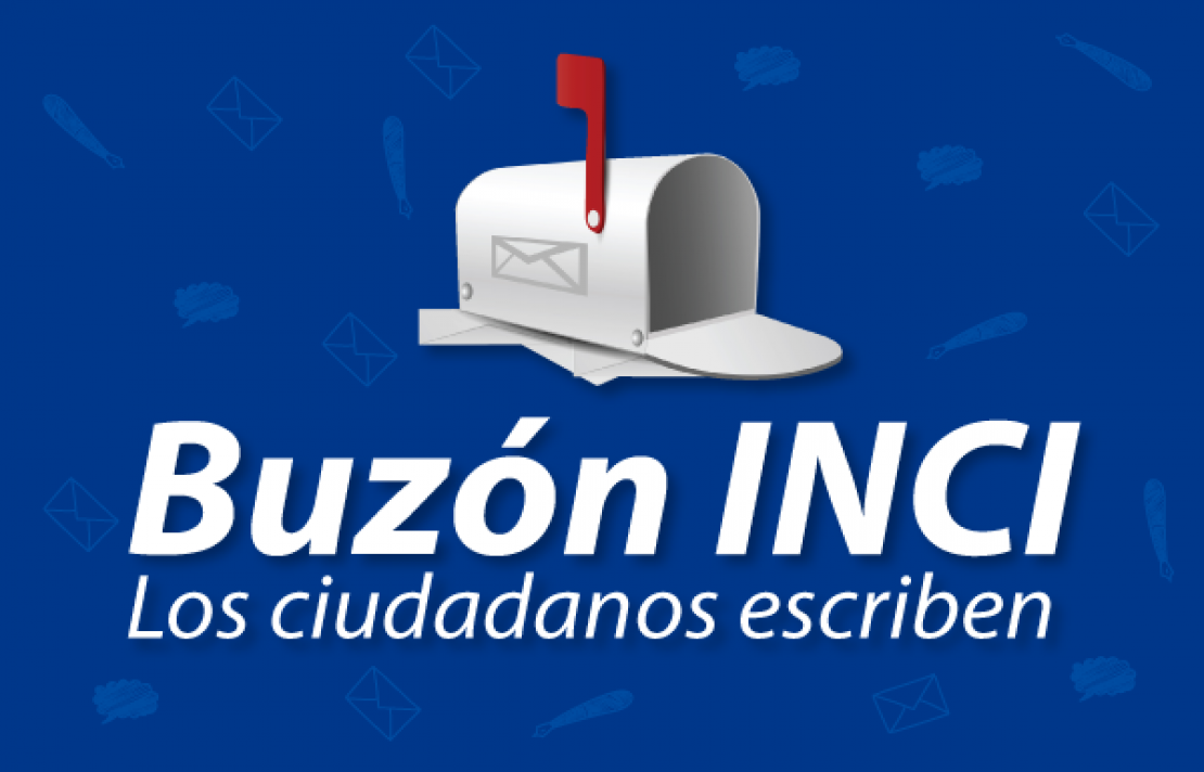 Buzón INCI los ciudadanos escriben Logo