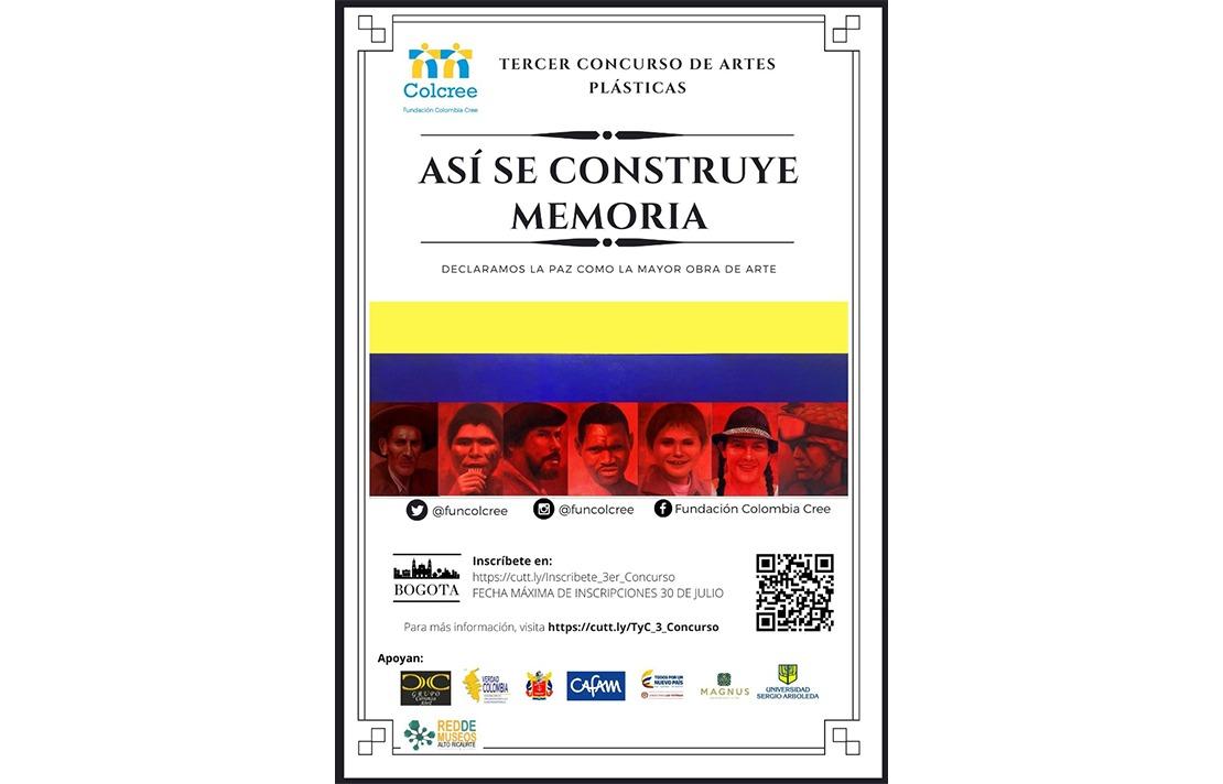 Poster del evento construyendo memoria 2021