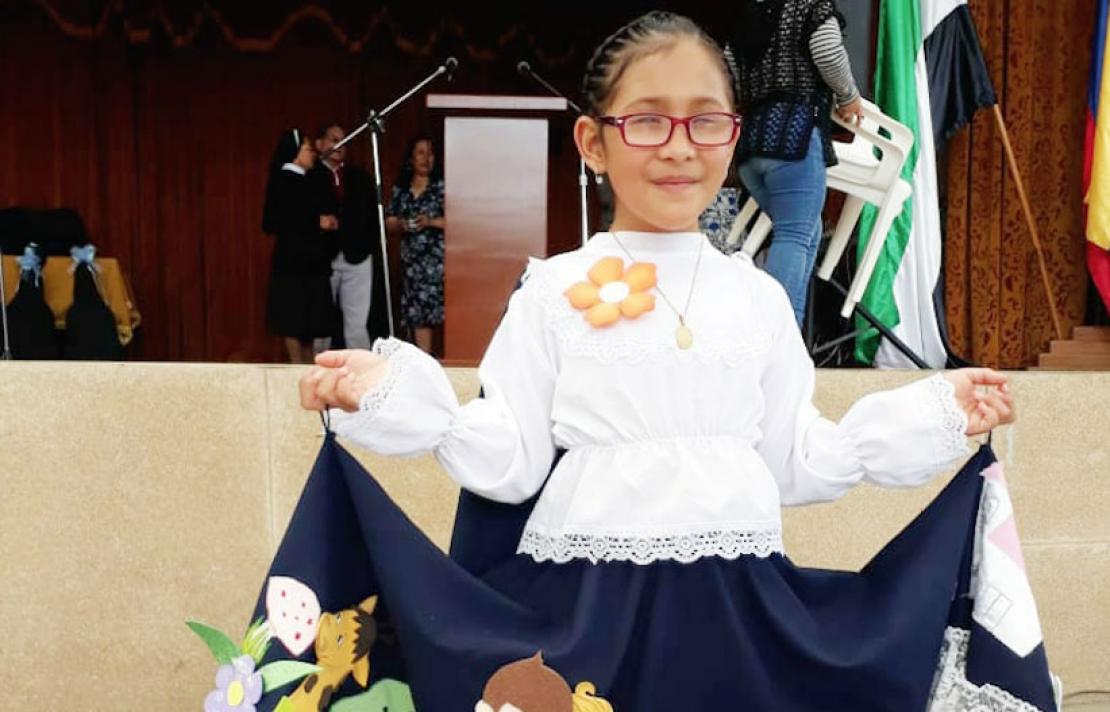 Fotografía, Ángela Quitiaquez ganadora categoría infantil 