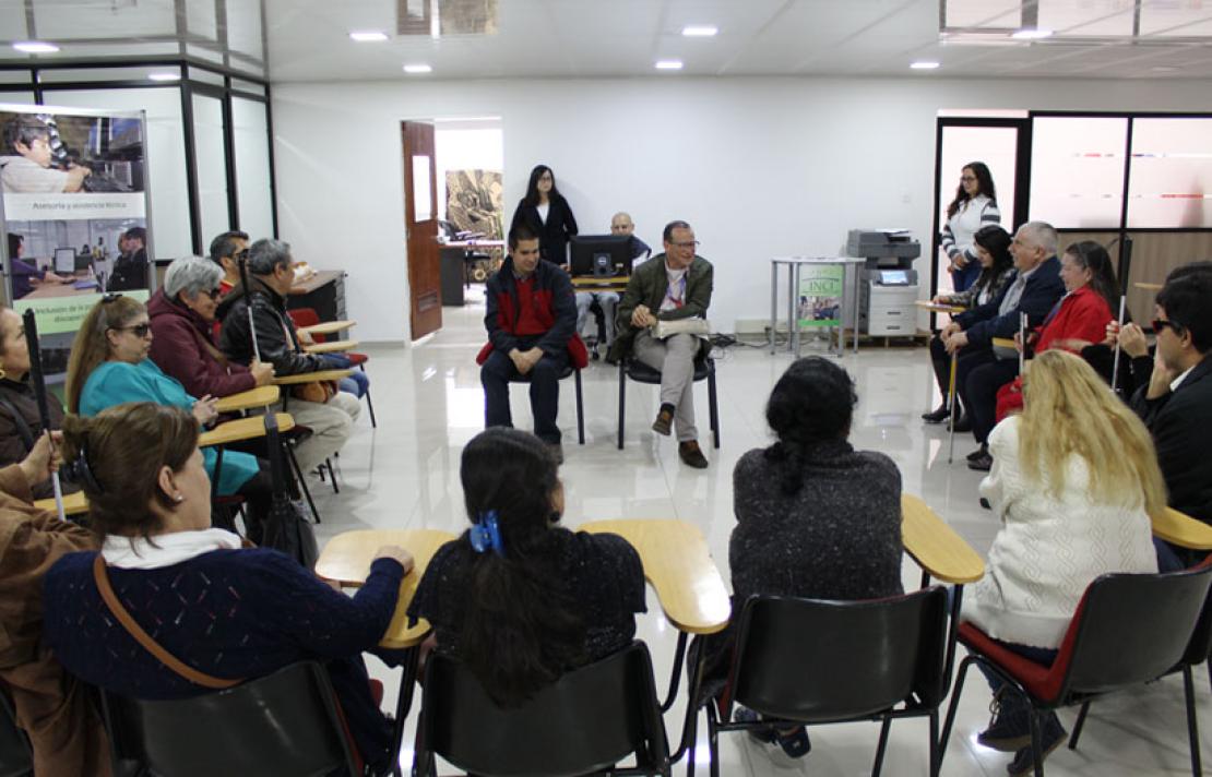 Auditorio INCI en un taller de la sensoroteca
