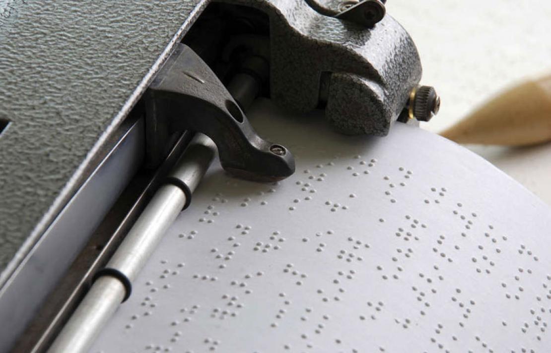 Imagen, impresión en braille