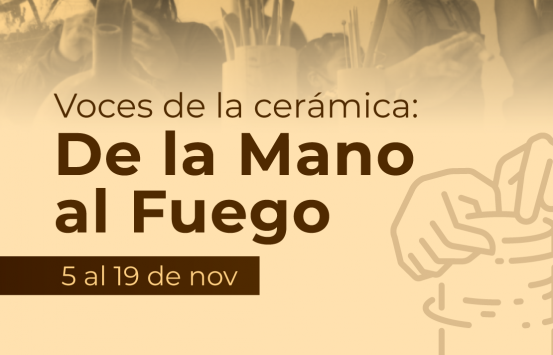 Fotografía, Logo Voces de la Cerámica de la Mano al fuego