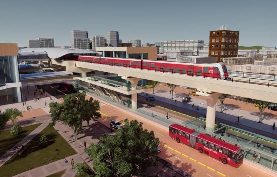 Render Metro de Bogotá, imagen tomada del sitio web de la Alcaldía Mayor de Bogotá