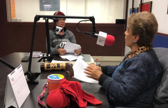 En cabina realizando el programa